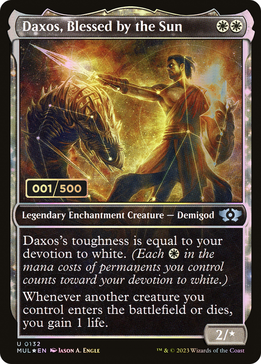 Daxos, Blessed by the Sun (MUL-132Z) (Showcase) (Foil) (Serialized)