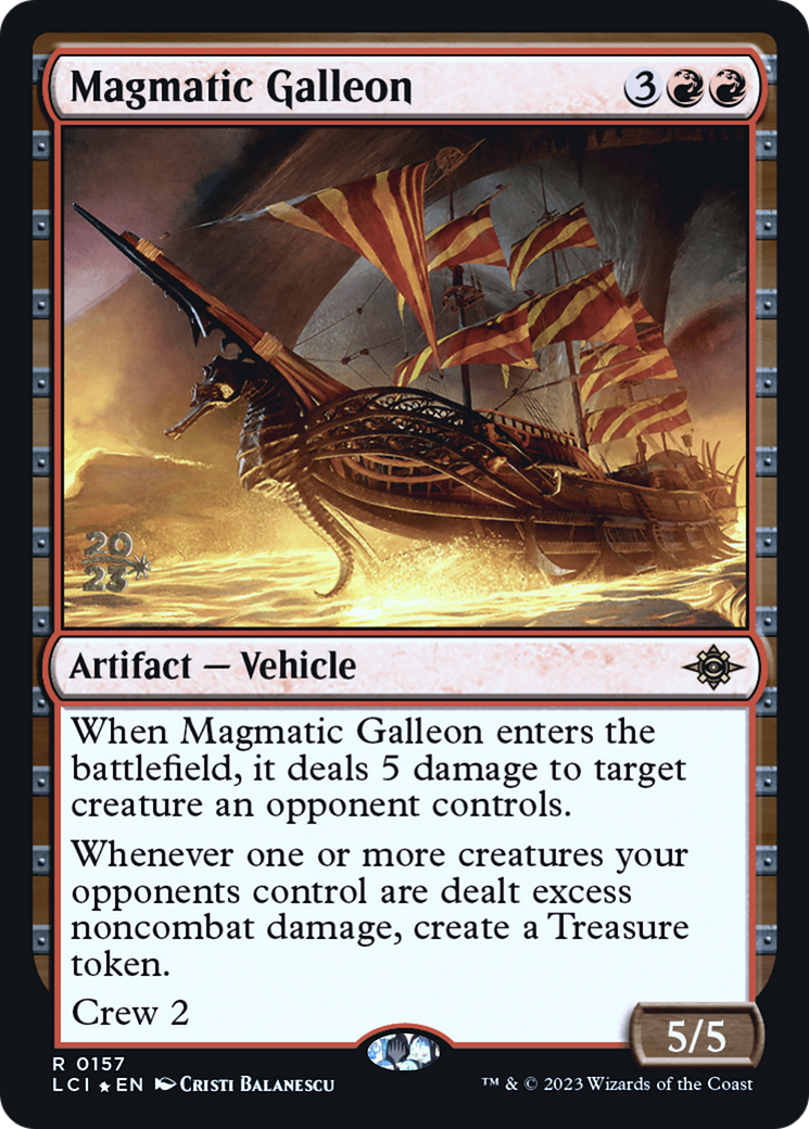 Magmatic Galleon (PRE-157S) (Foil)