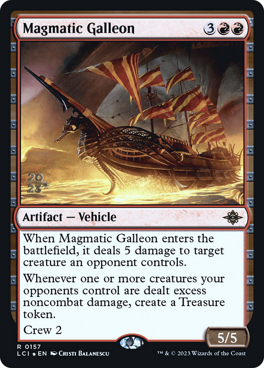 Magmatic Galleon (PRE-157S) (Foil)