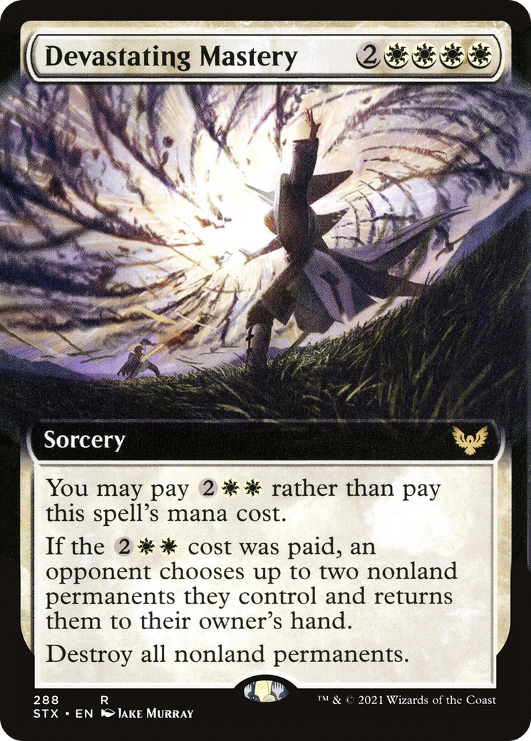 Devastating Mastery (STX-288) (Extended Art) (Foil)