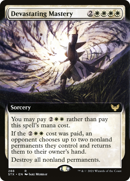 Devastating Mastery (STX-288) (Extended Art) (Foil)