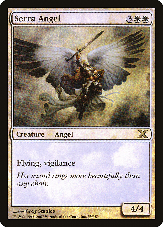Serra Angel (10E-39★) (Foil)