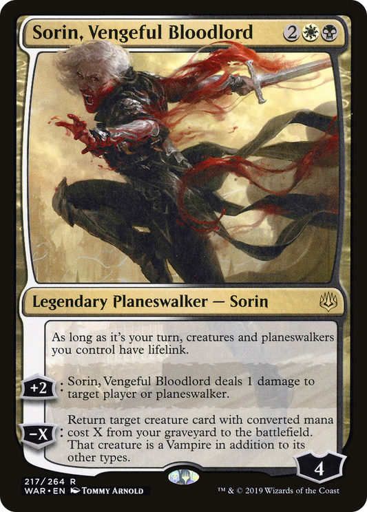 Sorin, Vengeful Bloodlord (WAR-217) (Foil)