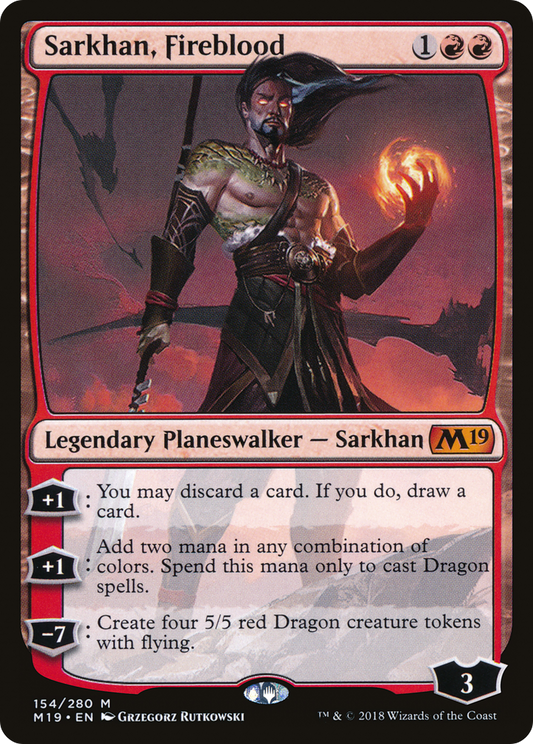 Sarkhan, Fireblood (M19-154)