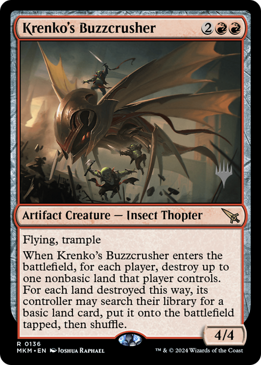Krenko's Buzzcrusher (PPMKM-136P) (Foil)