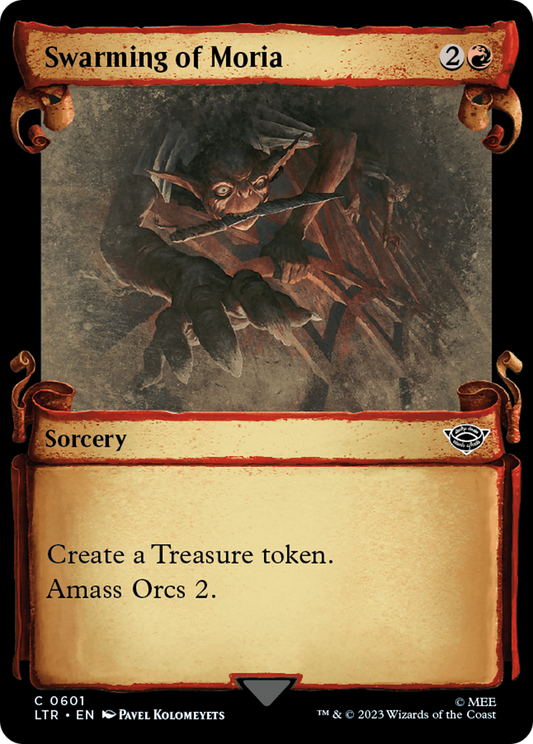 Swarming of Moria (LTR-601) (Showcase) (Scroll) (Foil)
