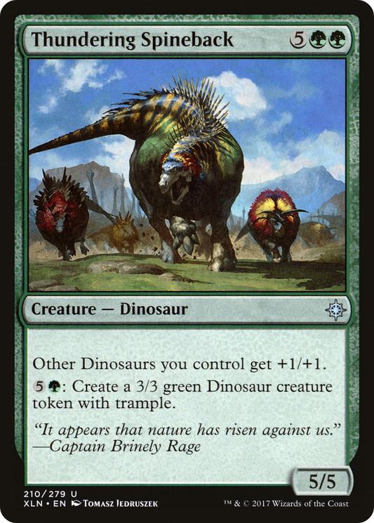 Thundering Spineback (XLN-210) (Foil)