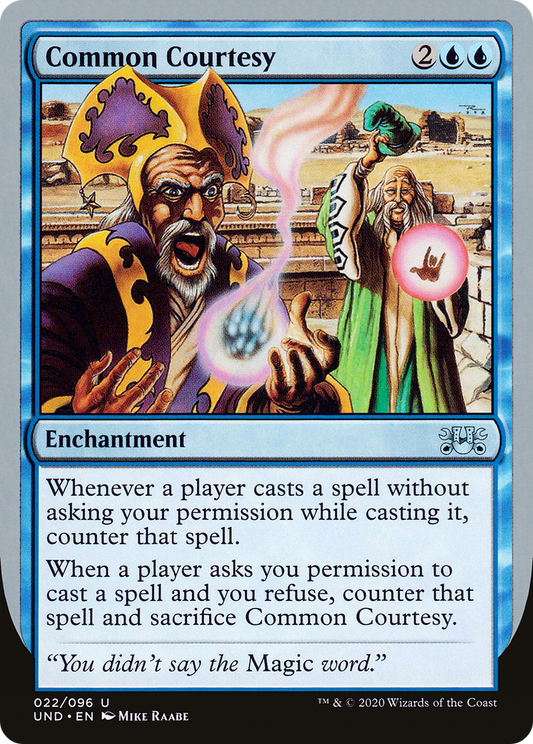Common Courtesy (UND-022)