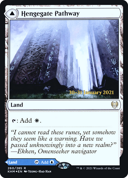 Hengegate Pathway // Mistgate Pathway (PRE-260S) (Foil)