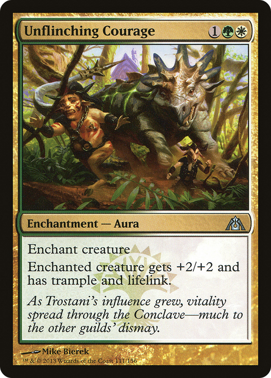 Unflinching Courage (DGM-111) (Foil)