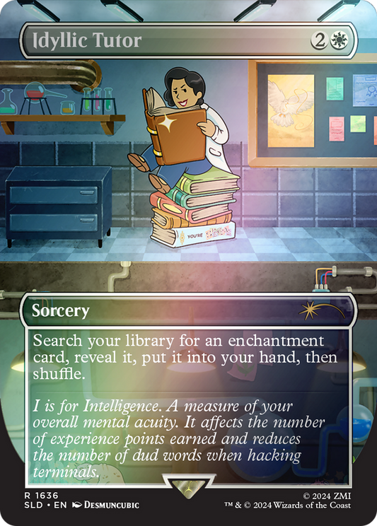 Idyllic Tutor (SLD-1636★) (Borderless) (Foil)