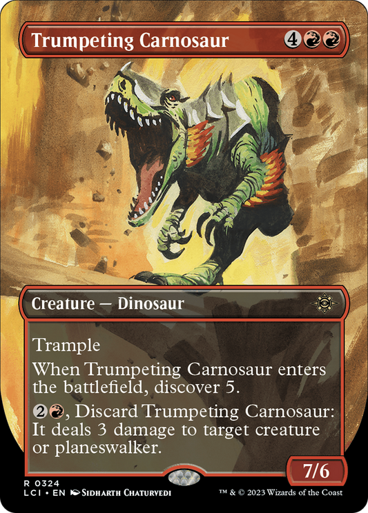 Trumpeting Carnosaur (LCI-324) (Borderless)