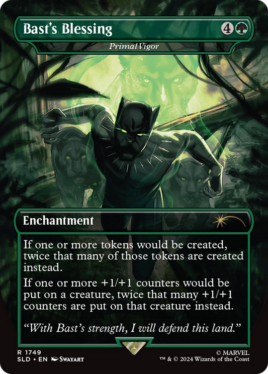 Bast's Blessing / Primal Vigor (SLD-1749) (Borderless)
