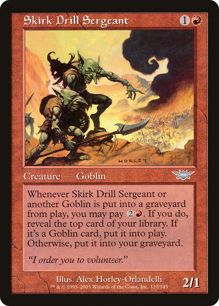 Skirk Drill Sergeant (LGN-112) (Foil)