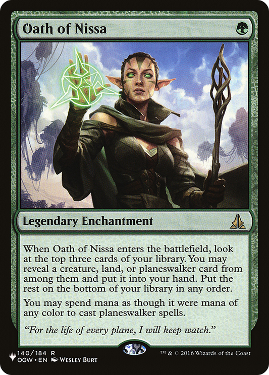 Oath of Nissa (LIST-OGW-140)