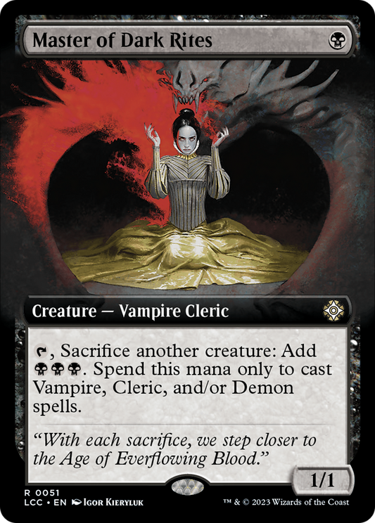 Master of Dark Rites (LCC-051) (Extended Art)