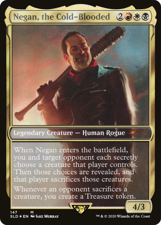 Negan, the Cold-Blooded / Malik, Grim Manipulator (SLD-147) (Foil)
