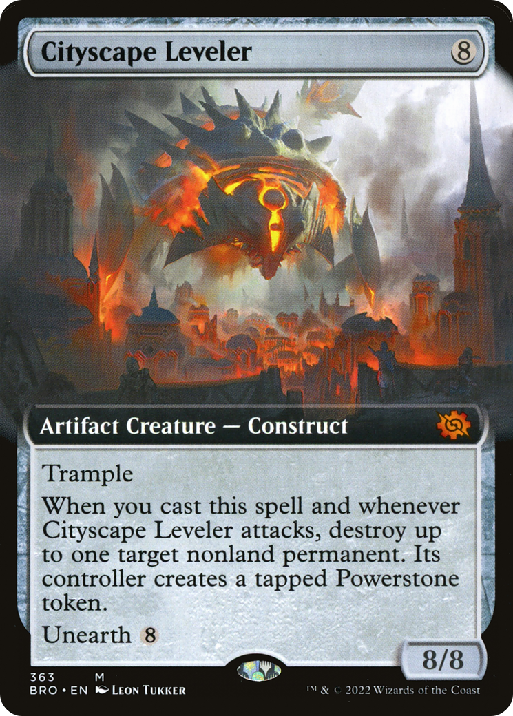 Cityscape Leveler (BRO-363) (Extended Art) (Foil)