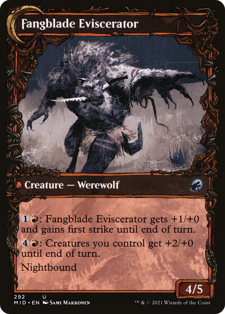 Fangblade Brigand // Fangblade Eviscerator (MID-292) (Showcase)
