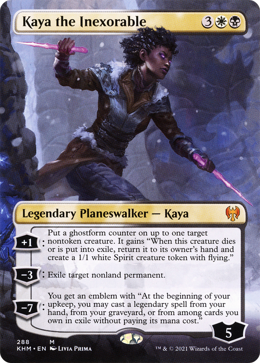 Kaya the Inexorable (KHM-288) (Borderless) (Foil)