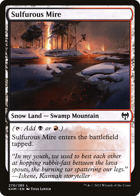 Sulfurous Mire (KHM-270) (Foil)