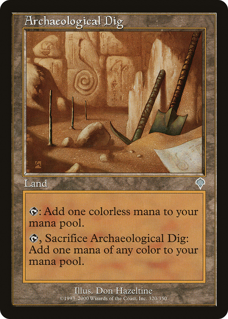 Archaeological Dig (INV-320) (Foil)