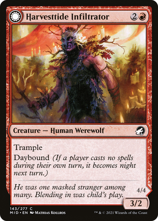 Harvesttide Infiltrator // Harvesttide Assailant (MID-143) (Foil)