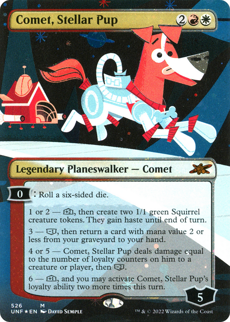 Comet, Stellar Pup (UNF-526) (Borderless) (Galaxy Foil)