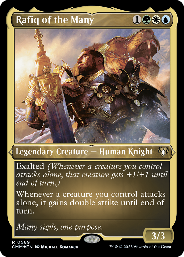 Rafiq of the Many (CMM-589) (Etched Foil)