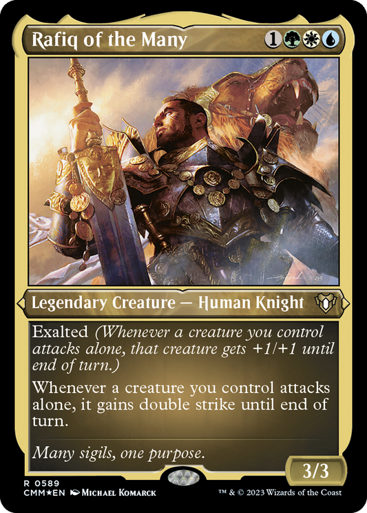 Rafiq of the Many (CMM-589) (Etched Foil)