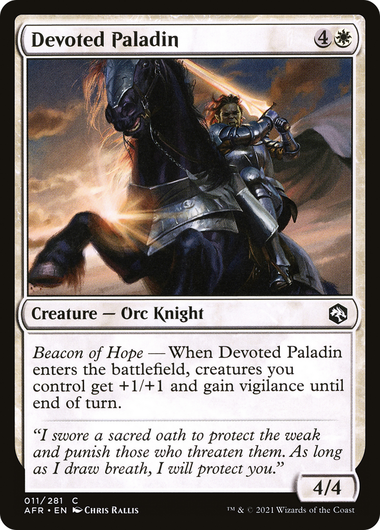 Devoted Paladin (AFR-011)