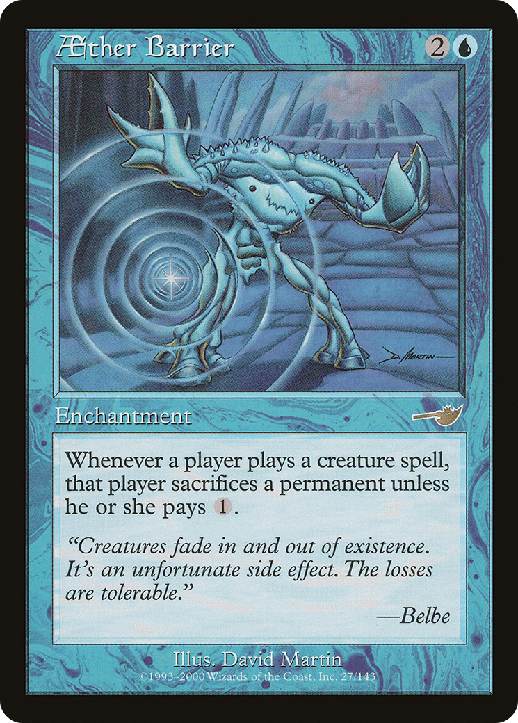 Aether Barrier (NMS-027) (Foil)