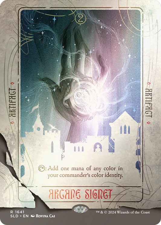 Arcane Signet (SLD-1641★) (Borderless) (Foil)