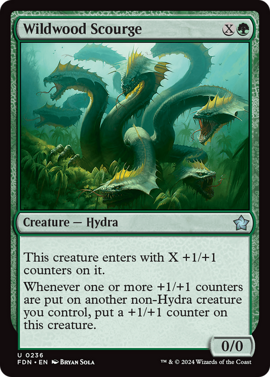Wildwood Scourge (FDN-236) (Foil)