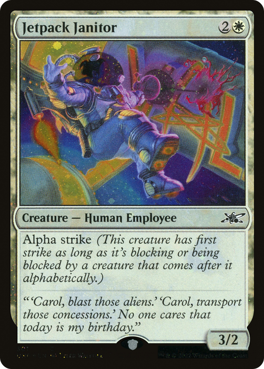 Jetpack Janitor (UNF-301) (Galaxy Foil)