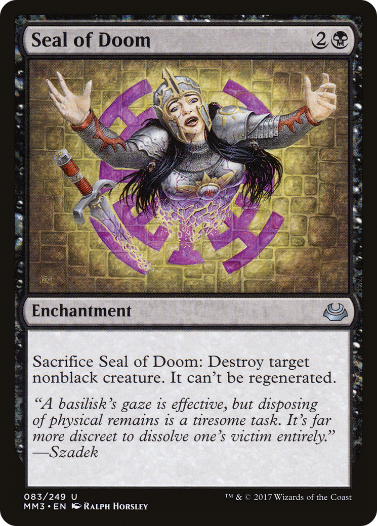 Seal of Doom (MM3-083) (Foil)