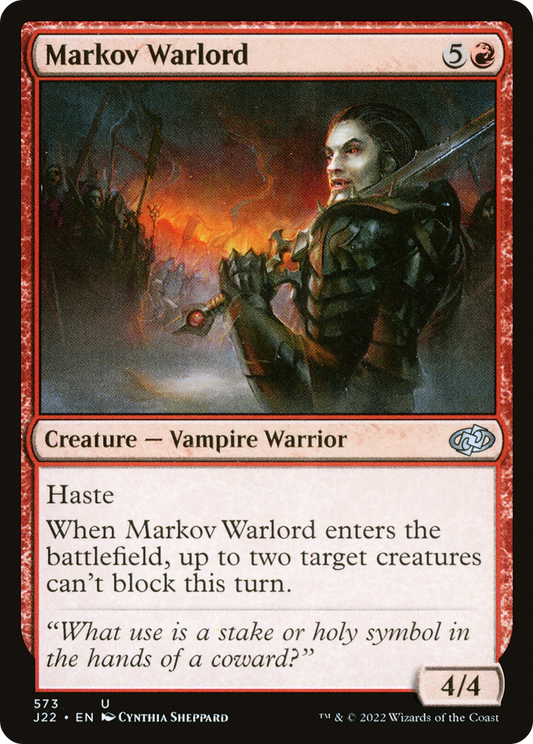 Markov Warlord (J22-573)