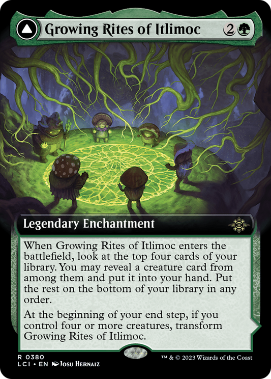 Growing Rites of Itlimoc // Itlimoc, Cradle of the Sun (LCI-380) (Extended Art) (Foil)