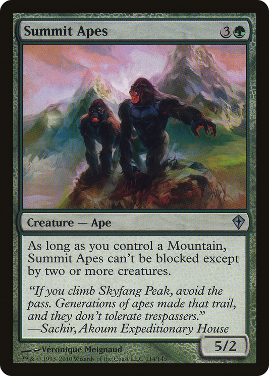 Summit Apes (WWK-114)