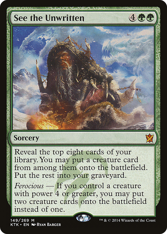 See the Unwritten (KTK-149) (Foil)