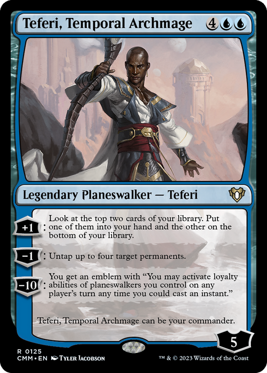 Teferi, Temporal Archmage (CMM-125) (Foil)