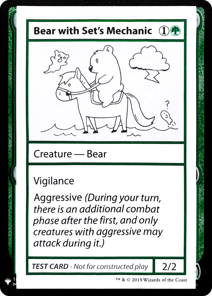 Bear with Set's Mechanic (CMB1-071)