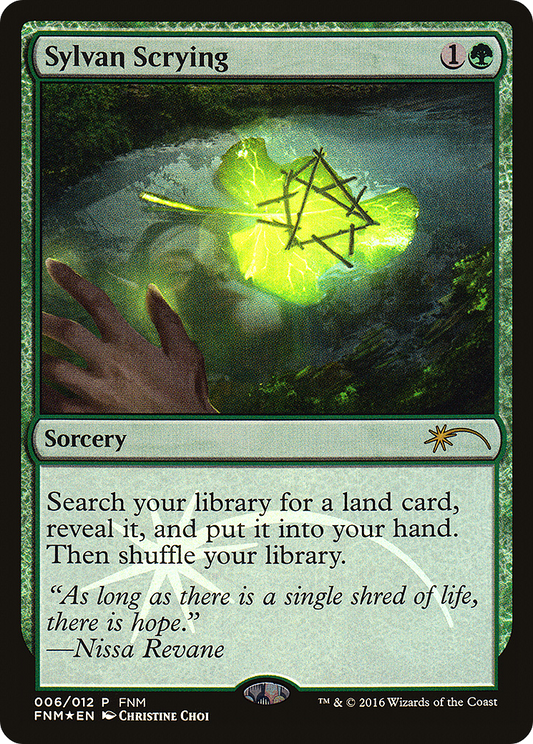 Sylvan Scrying (FNM-006) (Foil)