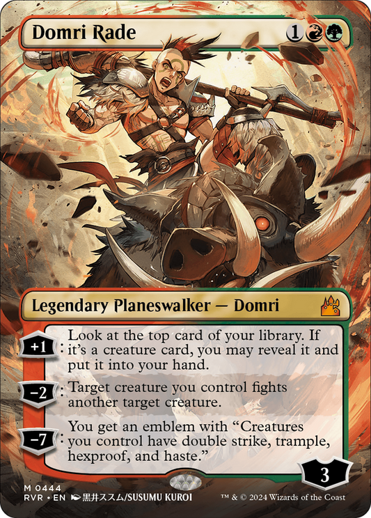 Domri Rade (RVR-444) (Borderless) (Foil)