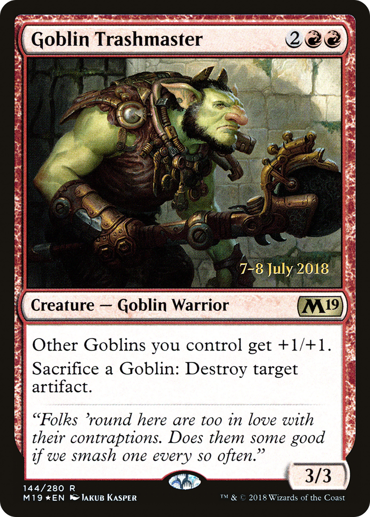 Goblin Trashmaster (PRE-144S) (Foil)