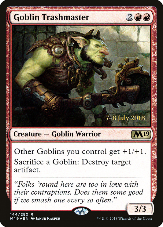 Goblin Trashmaster (PRE-144S) (Foil)