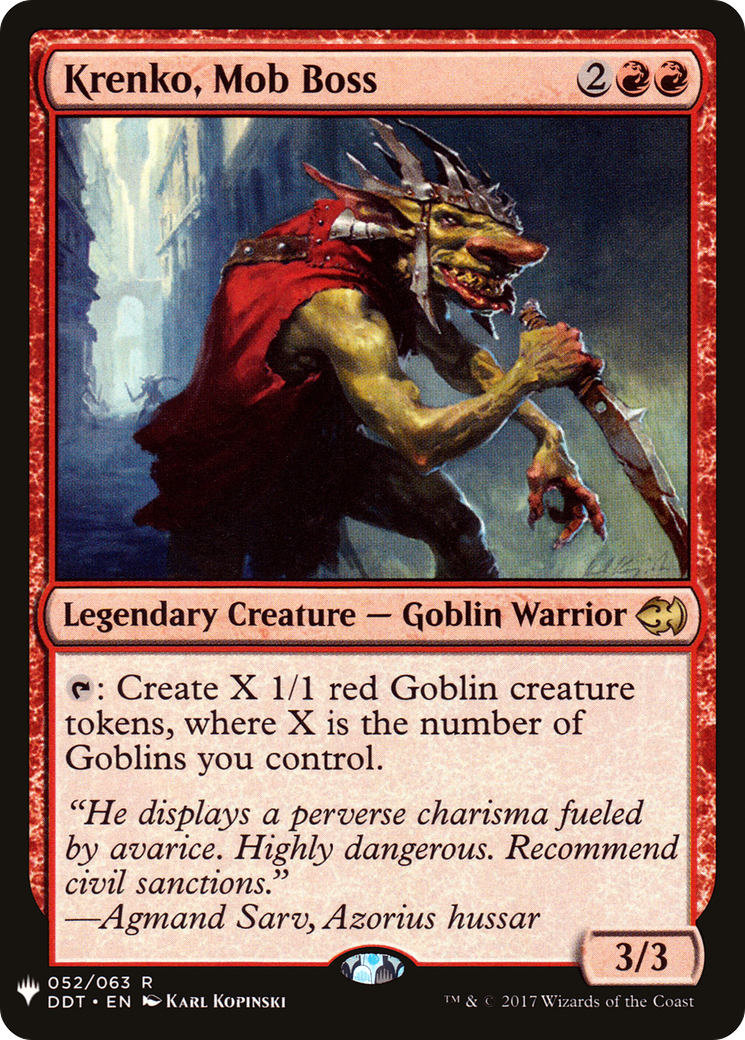 Krenko, Mob Boss (LIST-DDT-52)