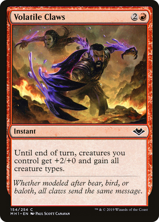Volatile Claws (MH1-154) (Foil)