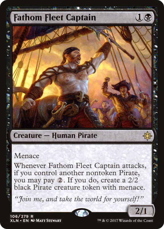 Fathom Fleet Captain (XLN-106) (Foil)