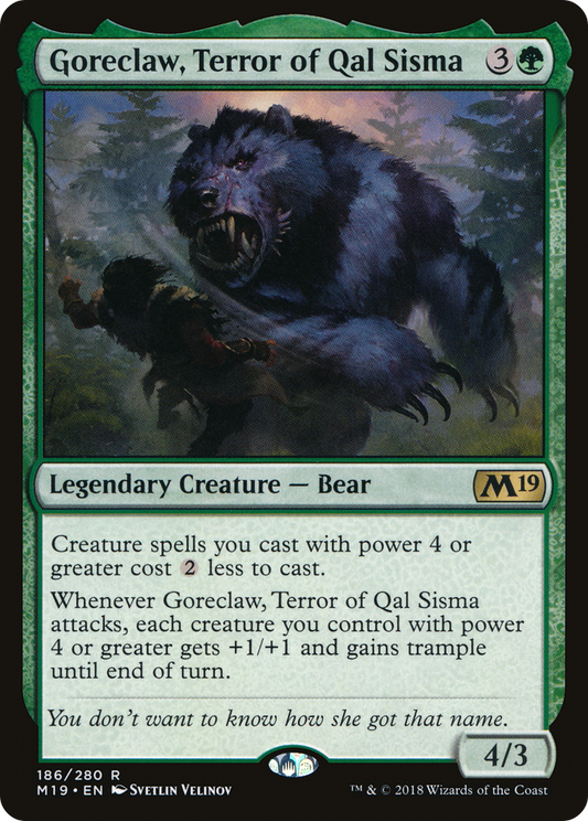 Goreclaw, Terror of Qal Sisma (M19-186) (Foil)